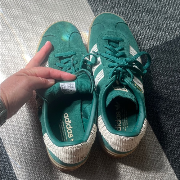 adidas gazelle silver green womens adidas Originals Gazelle Indoor main image 1